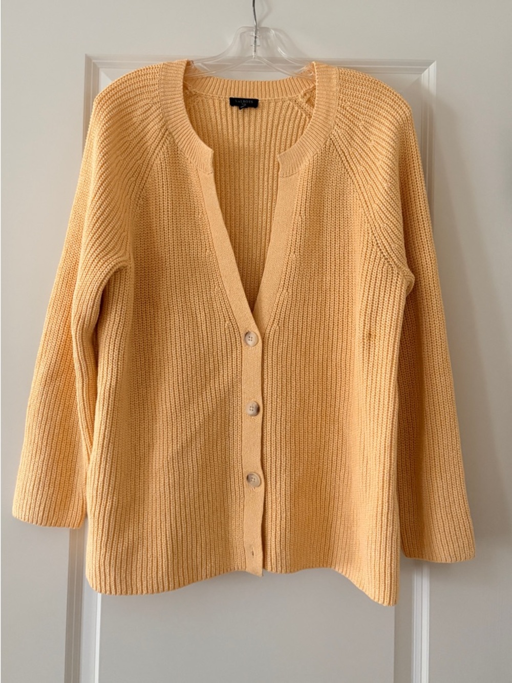 Talbots Knit Button-Front Cardigan